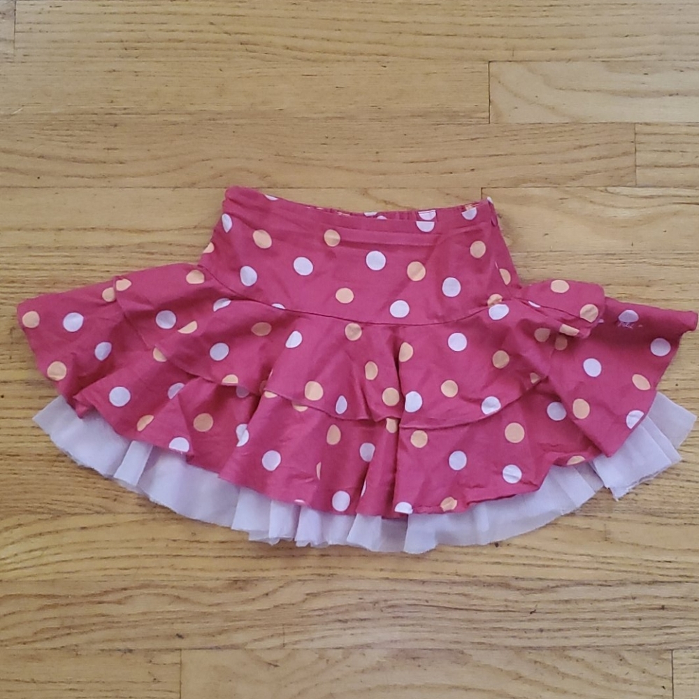 Pumpkin Patch girls polka dot skirt